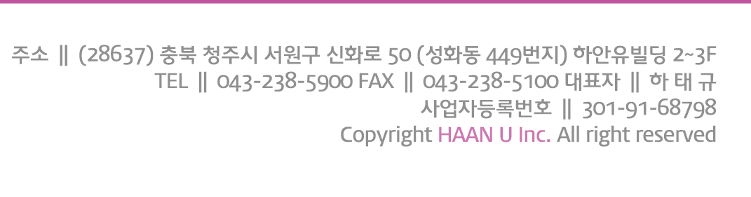 ȭ 043 238 5900  / FAX 043-238-5100 /  ּ ûֽ  ȭ 50(ȭ 449)  
ڹȣ : 301.90.68798 ڹȣ : 301-91-98050 ǥ ±
COPYRIGHT Ͼΰ INC. ALL RIGHTS RESERVED.